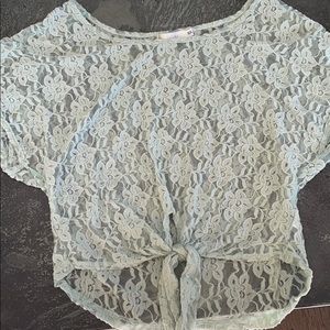 Millau lace tie top